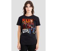 Stranger Things Women's Tales From 85 Max T-Shirt, Black | Size: XL Stranger Things Black XL