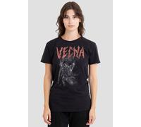 Stranger Things Women's Vecna Face T-Shirt, Black | Size: Medium Stranger Things Black M