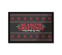 Stranger Things Zavvi Seasons Greetings From The Upside Down Entrance Mat Doormat | Size: 40 cm x 60 cm Stranger Things Multicolor 40 cm x 60 cm