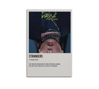 Strangers by Kenya Grace Poster Wall Art Aesthetic Cover Poster Design Painting for Living Room Bed Room 16x24inch(40x60cm) Unframe-style