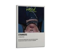 Strangers by Kenya Grace Poster Wall Art Aesthetic Cover Poster Design Painting for Living Room Bed Room 16x24inch(40x60cm) Frame-style