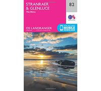 Landranger 82 Stranraer & Glenluce Map With Digital Version - Pink, Pink One Size