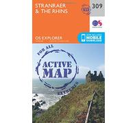 Explorer Active 309 Stranraer & The Rhins Map With Digital Version, Orange One Size