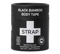 STRAP Black Bamboo Body Tape - Biodegradable Sports Body Tape - 1 ct
