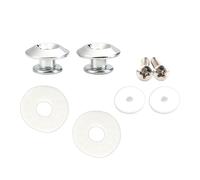 Strap Buttons Set Retainers for Guitars Bass Ukulele Metal Construction Silicone Straps Fastening Systems Professional Guitar Accessories
