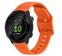 Strap Compatible with Garmin Forerunner 55 Strap/645 Strap/245 Strap,20mm Soft Silicone Replacement for Garmin Forerunner 645/245/55/Garmin Vivoactive 3 Music/Vivomove 3/Luxe/Style(Orange)