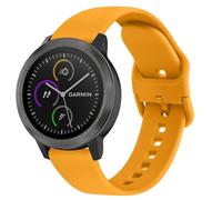 Strap Compatible with Garmin Vivoactive 3 Strap, 20mm Soft Silicone Strap Replacement Wristband for Garmin Vivoactive 3 Music/Venu/Vivomove 3/Luxe/Style/HR/Forerunner 245/645 Music (Morning Glow)