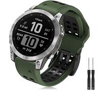 Strap Fenix 7/Fenix 6 Strap/Fenix 5 Watch Strap, 22mm Silicone Watch Band Sport Straps for Fenix 5 Plus/Fenix 6 Pro/Fenix 7 Solar/Forerunner 945/935/Approach S62/S60/Garmin Instinct/Quatix 6/5