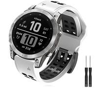 Strap Fenix 7/Fenix 6 Strap/Fenix 5 Watch Strap, 22mm Silicone Watch Band Sport Straps for Fenix 5 Plus/Fenix 6 Pro/Fenix 7 Solar/Forerunner 945/935/Approach S62/S60/Garmin Instinct/Quatix 6/5