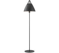 DFTP by Nordlux Metal floor lamp Strap with leather strap, black