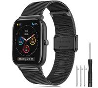 Strap for Amazfit GTS Watch Strap, 20mm Stainless Steel Watch Band Metal Straps for Amazfit GTS 4 Mini, Amazfit GTS 4, Amazfit GTS 3, Amazfit GTS 2, Amazfit GTR 42mm, Amazfit Bip, Amazfit Bip U