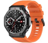 Strap for Amazfit T-Rex 3, Soft Silicone Breathable Sports Strap for Amazfit T-Rex 3 Outdoor GPS Smart Watch with Tools, 5.5-8.7 inch, Silicone, No Gemstone