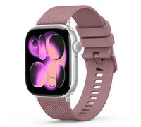 Strap for Apple Watch Strap 38mm 40mm 41mm 42mm 44mm 45mm 46mm 49mm, Silicone Sport Band for iWatch Series 10 9 8 7 6 5 4 3 2 1 SE, Women Men (Dusky pink,38/40/41/42mm(Series 10))