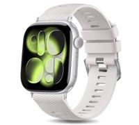 Strap for Apple Watch Straps 42mm 44mm 45mm 46mm 49mm, Silicone Replacement Sport Band for iWatch Series 11 10 9 8 7 6 5 4 3 2 1 SE Ultra, iwatch Strap Women Men Starlight