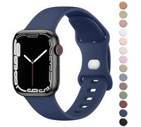 Strap for Apple Watch Straps 49mm 46mm 45mm 44mm 42mm for Women Men, Soft Silicone Sport Band for iWatch Series 10 9 8 7 SE 6 5 4 3 2 1 Ultra (Navy Blue,49mm/46mm/45mm/44mm/42mm(Series 3 2 1))