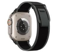 Strap for Apple Watch Ultra 1/2 40mm 38mm 41mm 45mm 44mm 42mm 46mm Women/Men,Stretchy Elastic Sport Solo trail Loop Bands for Series 10/9/8/7/6/5/4/3/SE Nylon (Black Ash, 40mm Series 6/5/4 SE)