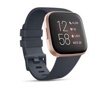 Strap for Fitbit Versa 2 Straps/Fitbit Versa Strap/Fitbit Versa Lite Strap for Women Men, Silicone Sport Classic Replacement Compatible with Fitbit Versa Lite/Fitbit Versa 2(S,Midnight Blue)