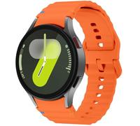 Strap for Galaxy Watch 7, 20mm Silicone Watch Strap Sports Replacement Band for Samsung Galaxy Watch 7 40mm 44mm/Galaxy Watch 5 Pro 45mm/Galaxy Watch 6 40mm 44mm/Galaxy Watch 6 Classic 43mm 47mm