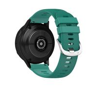 Strap for Galaxy Watch Active 2 Textured Silicone Blue Green