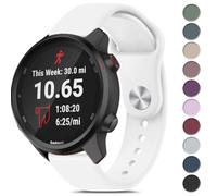 Strap for Garmin Forerunner 245/645 /55 Music Watch Band, 20mm Silicone Quick Release Replacement Band for Garmin Forerunner 55/245/645/645 Music for Women Men Sports Wristband