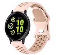Strap for Garmin Vivoactive 5/Vivoactive 3/3 Music Strap, 20mm Quick Release Silicone Replacement Band for Garmin Vivomove HR/Instinct 2S/Fenxi 7S/Forerunner 55 245 645 (Pink/Rose)