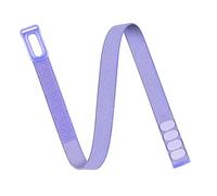 Strap for Google Fitbit Air Bicep Band, Replacement Breathable Woven Straps, 42cm Adjustable Elastic Sport Band for Running Gym Strength Training, White, Purple