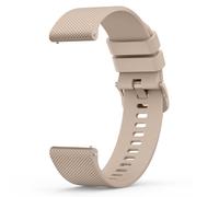 Strap for Huawei Watch 4/4 Pro / GT3 / GT2 Pro 46mm, 22mm Classic Soft Silicone Replacement Band compatible with Huawei Watch GT Sport Active 46mm (Milk Tea)