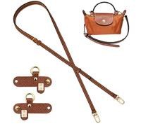 Strap for Longchamp Mini Bag - Punch-Free Adjustable Buckle Design Suit for Long Champ Bag Strap,Lightweight & Durable,Perfect for Women,Work,Travel,School