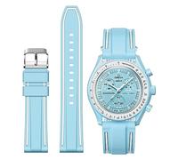 Strap for Omega x Swatch MoonSwatch/Rolex Watch/SEIKO Watch 20mm, Omega X Swatch Moonswatch Speedmaster Quick Release Silicone Strap