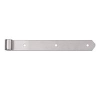 Strap Hinge Straight with Rounded End Rolle 16 mm / 300 x 35 mm / 1 STK. Stainless Steel