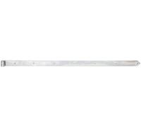 Strap Hinge Straight with Rounded End Rolle 20 mm / 1400 x 60 mm / 1 STK. galvanisch Gelb verzinkt