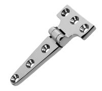 Strap Hinges - Heavy Duty Marine Grade T Hinge, Rustproof Door Hardware, Wrought Iron Shed Gate Fitting | Cast Steel Hinge with Screws, Weather Resistant Fixing for Barn, Shed, Garden Fence