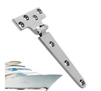 Strap Hinges - Marine T Style Stainless Hardware Heavy Duty Cast Hinge Set with Screws, Stable and Weather Ready | Perfect for Sheds, Gates