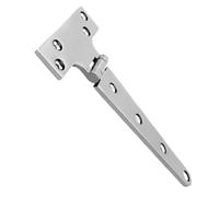 Strap Hinges - T Hinge | Marine Grade T Hinge For Shed | Forged Door Hinge, Rust Proof Fence Hinges, Heavy Duty Yacht Hardware, Webbing Hinge