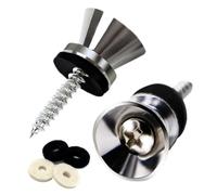 Strap Lock Guitar, Metal Security Buttons, Quick Release End Pin Accessory, Acoustic Ukulele Daily Routine, for 3.5x2.3x0.3in Confidence Comfort Safety Organization Hygiene Care