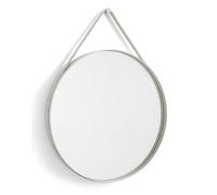 Strap Mirror No 2 Wall Mirror Ø70 cm Hay Light grey - 5710441315322