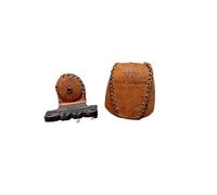 Strap On Arrow Quiver Holder For Recurve Bow Traditional Longbow And Recurve Bow Arrow Quiver Holds Arrows With Broadheads Crazy Hourse (Brown, S)