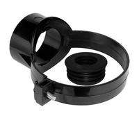 Strap On Boss 110mm Black Soil Waste Come With A 32mm Rubber Adaptor