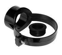 Strap On Boss 110mm Black Soil Waste Come With A 40mm Rubber Adaptor