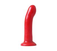 Strap On - "Flare" Silicone Dildo - Red Pearl