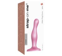 Strap-on-me Curvy S - wavy, suction cup dildo (pink)
