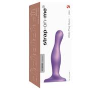 Strap-on-me Curvy S - Wavy Suction Cup Dildo (Purple)