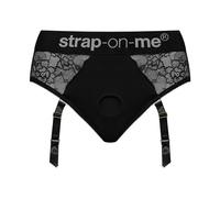 Strap On Me Black Lingerie Diva Strap On Harness Dildo Holder Size Medium