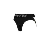 Strap-On-Me Heroine Butt Lift Harness Thong - Large - Black Black