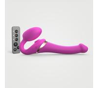 Strap-On-Me Multi-Orgasm Bendable Strap-On - Fuchsia - Small