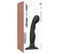 Strap-on-Me P&G S - Curved Suction Cup Dildo (Black)