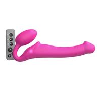 Strap-On-Me Remote Control Vibrating Strapless Strap-On Fuchsia M