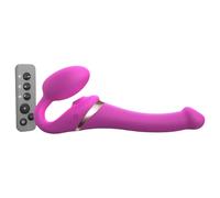 Strap-On-Me Multi-Orgasm Bendable Strap-On - Fuchsia - Small