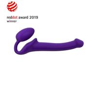 Strap On Me Semi-Realistic Bendable Strap-On Purple S - Dildo Harness