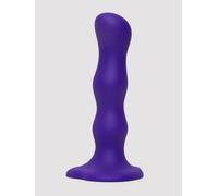 Strap-On-Me Soft Touch Silicone Geisha Balls Dildo 6 Inch - Purple Purple
